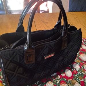 Vera Bradley black quilted and black Patton purse